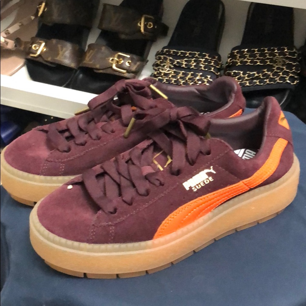 Puma BiColor Trace Platform sneaker sz 36